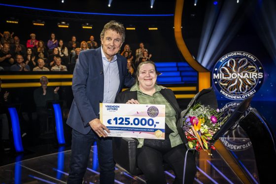 Marjolein uit Rijswijk wint een van de hoogste bedragen ooit bij VriendenLoterij Miljonairs
